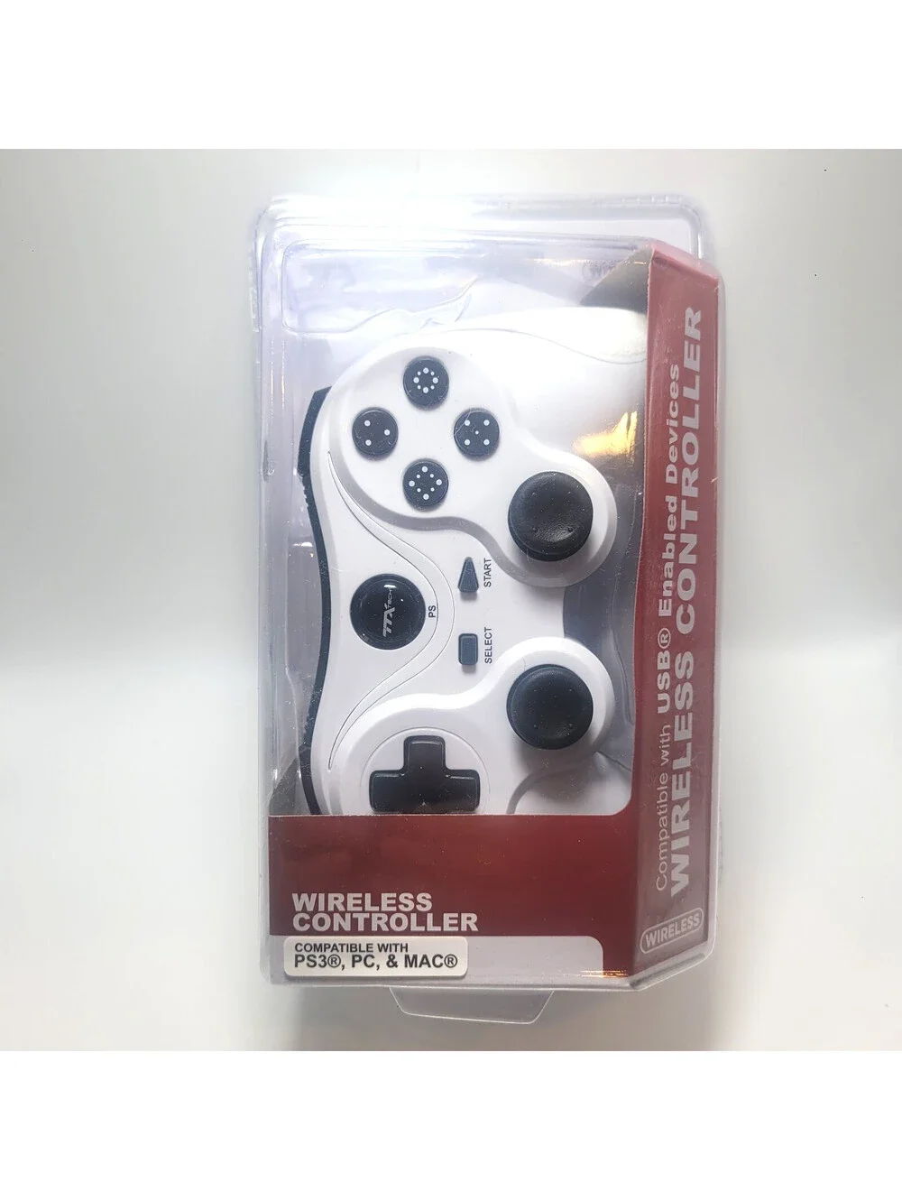 PlayStation 3 Wireless Controller for PS3  / PC / USB 2.4 Ghz - Ceramic White